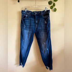 KanCan Signature Distressed Skinny Cropped Jeans